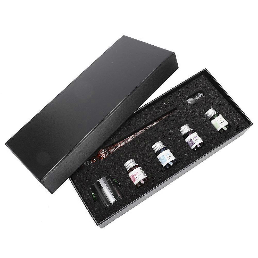 ディップペンガラス学校の文房具クラフト手作り筆記具絶妙な子供たちの贈り物