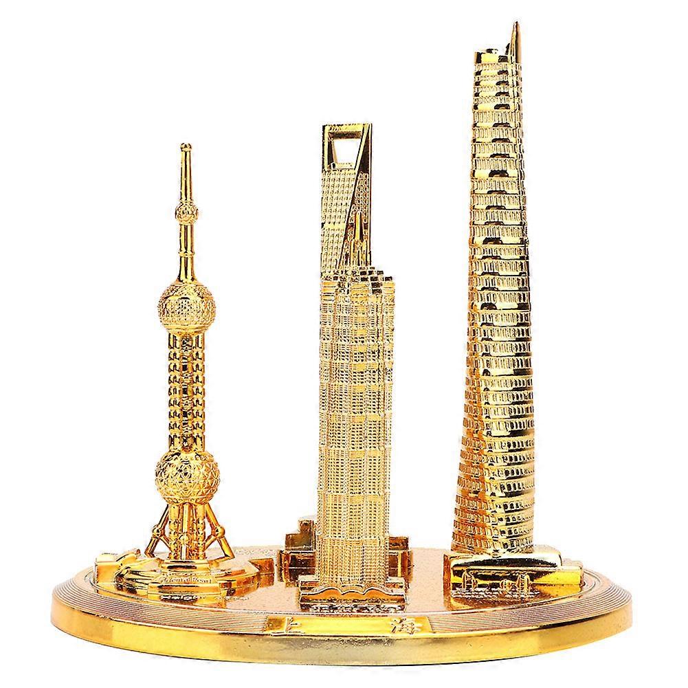 Σαγκάη Κτίριο Συλλογή Μοντέλο Oriental Pearl Tower Παγκόσμιο Οικονομικό Κέντρο Αναμνηστικό (# 3)
