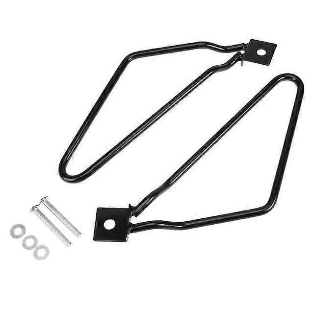 1 Set Motorcycle Saddle Bags Bracket Side Box Protective Rack Compatible For Cruis Dan 883 Modified Parts
