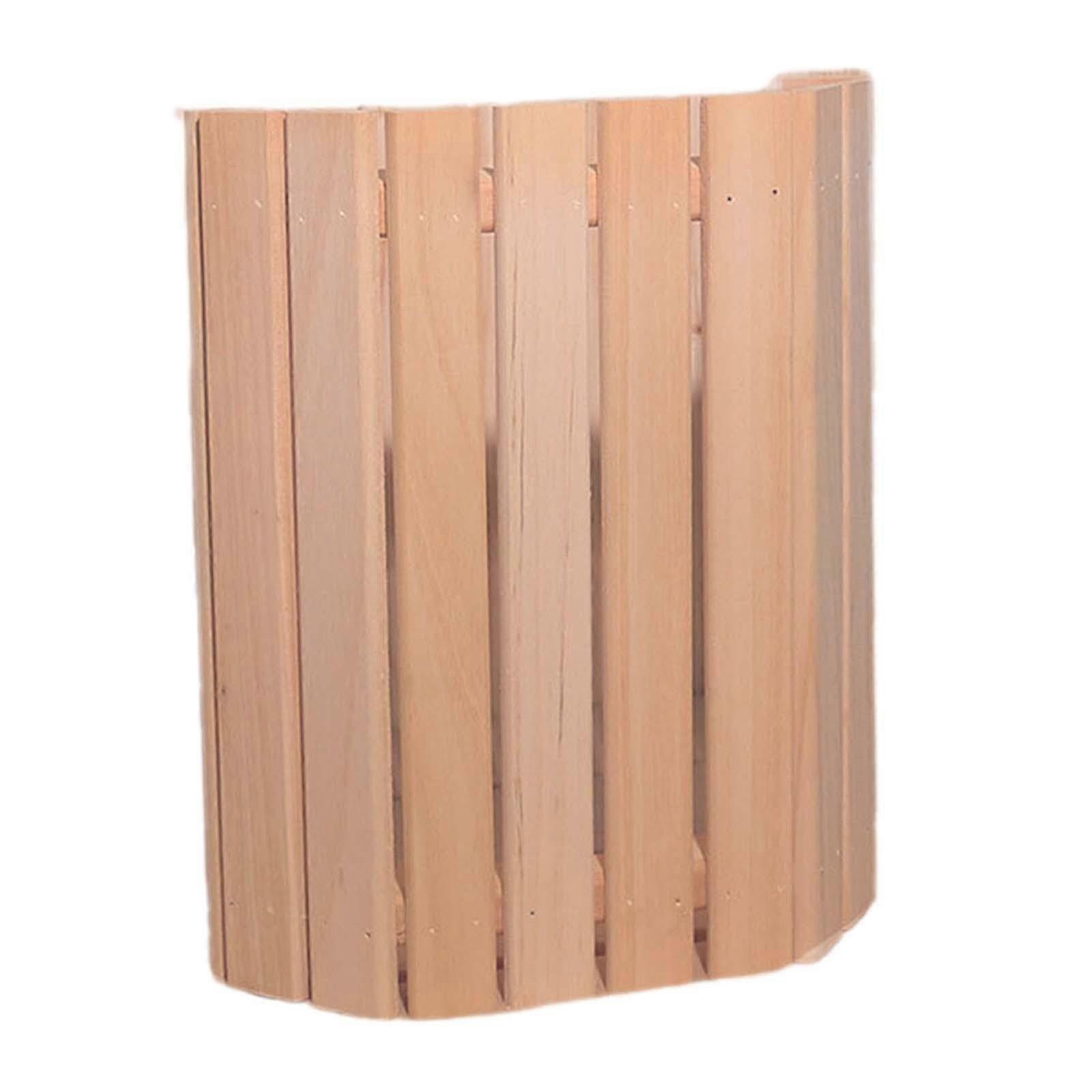 Bastulampskärm i trä Skyddsöverdrag för bastulampa för bastutillbehör