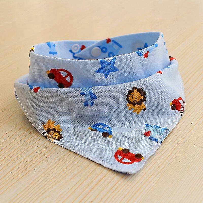 Cotton Triangle Bandana Bibs Baby Babador Feeding Smock Infant Burp Cloths Cartoon Saliva Towel Baby Eating Accessory Baby Stuff