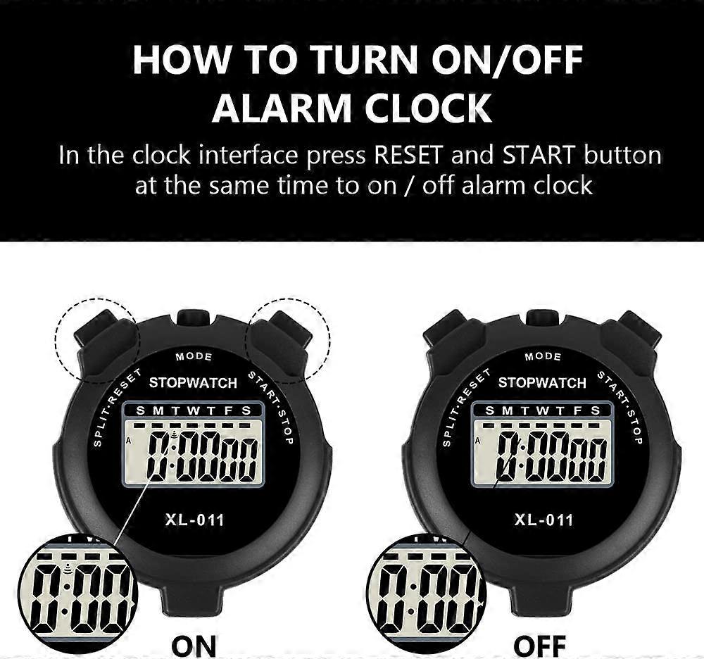 Digital Stopwatch with Large Display, Sports Stopwatches with Alarm ...