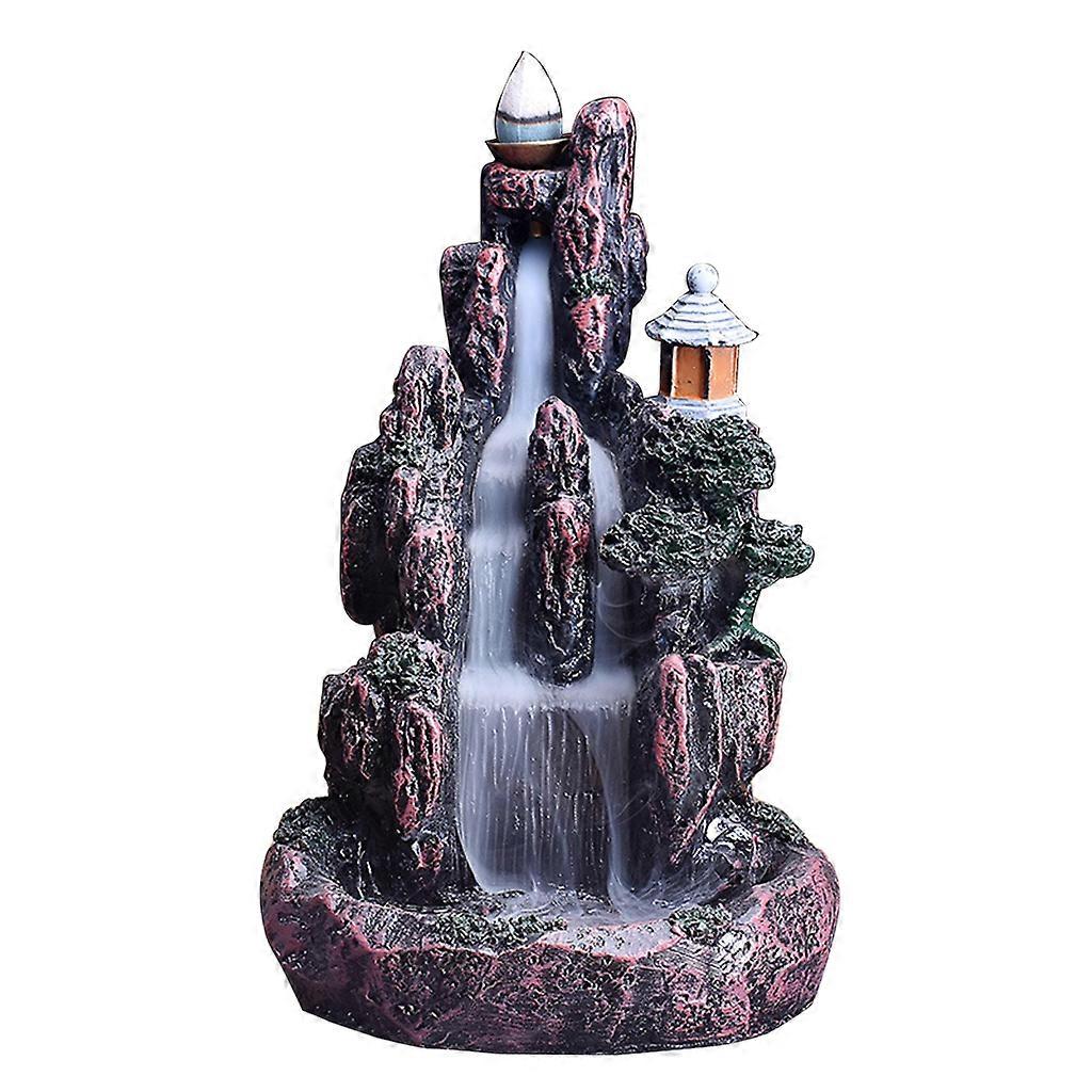 Backflow Incense for Burner/Mountain Tower Incense Cone Sticks Holders for Home