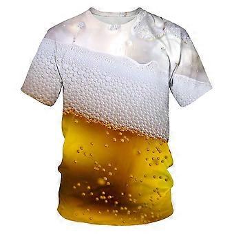 3d Print Shirts For Mens 3d Graphic Funny Beer T Shirt Printed For