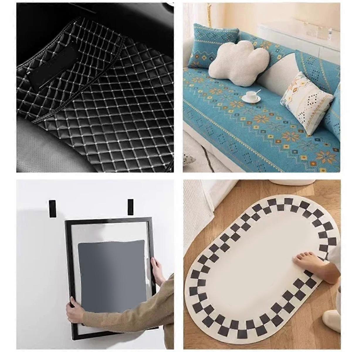 Carpet Fixing Stickers Double Faced High Adhesive Car Carpet Fixed Patches Home Floor Foot Mats Ant