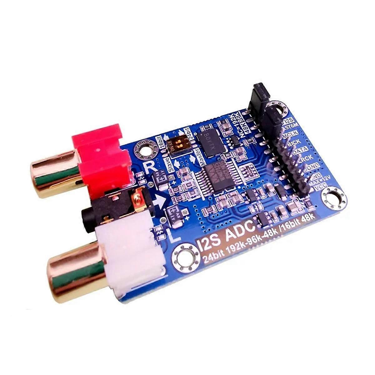 DLHiFi I2S ADC Modulo Scheda Di Acquisizione Audio HiFi WM8782S Scheda di Sviluppo Modalità Master Slave 24BIT 192K 96K 48K