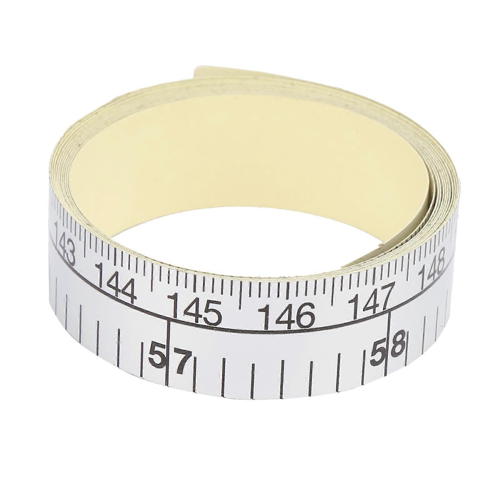 Adhesive Measuring Tape Double Scale Sewing Measuring Flexible Ruler Tailor Soft Tape Measure for Sewing Table