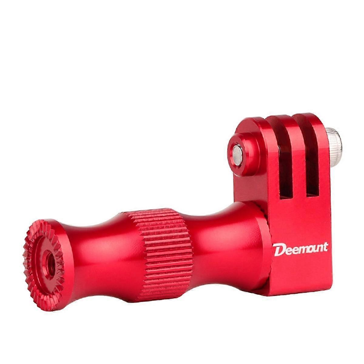 Bicycle Wheel Hub Axle Camera Bracket Holder Mountain Bike Three Action Camera Clamp Red