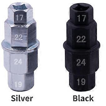 Motorcycle Spindle Bolt Removal Tool 4-in-1 Motorcycle Axle Tool (17/19/22/ 24mm) - BMW, Yamaha, Kawasaki Compatible - Hexagonal Front Wheel Removal Kit Motorcycle Spoke Wrench - Foto 9