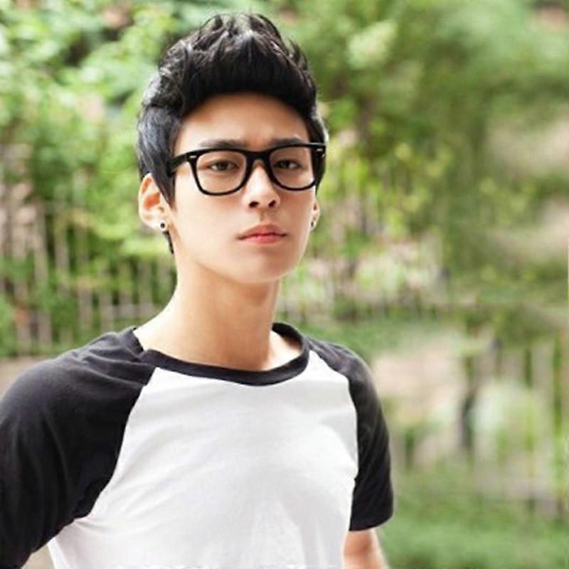 Wig Handsome Men's Short Hair Plane Head Artificial Fiber Hair Cover Lightweight