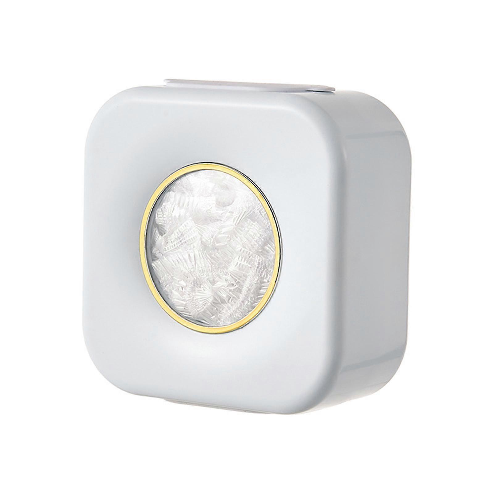 Plastic Wraps Storage Box Wall Mounted Container No Punching Large Capacity for Plastic Wraps Shower Caps Shoe covers