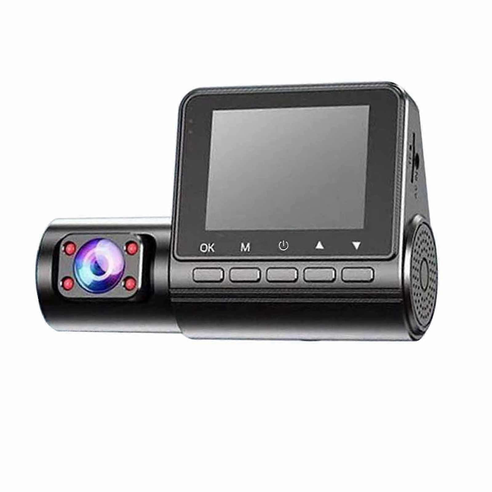 2 Chl Dash Cam Nside, 1080p Dash Camera For Cars, Dashcam Two Way Car Camera With Ir Vis,loop Recording,mot Detect