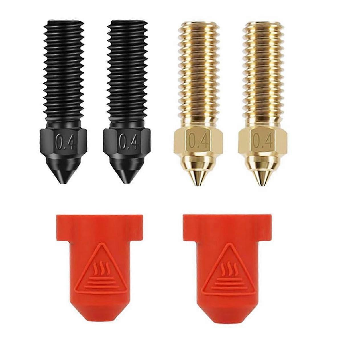3D Printer Extruder Hotend 0.4mm Nozzle Kit,High Temperature and Wear Resistant for K1/K1 Max