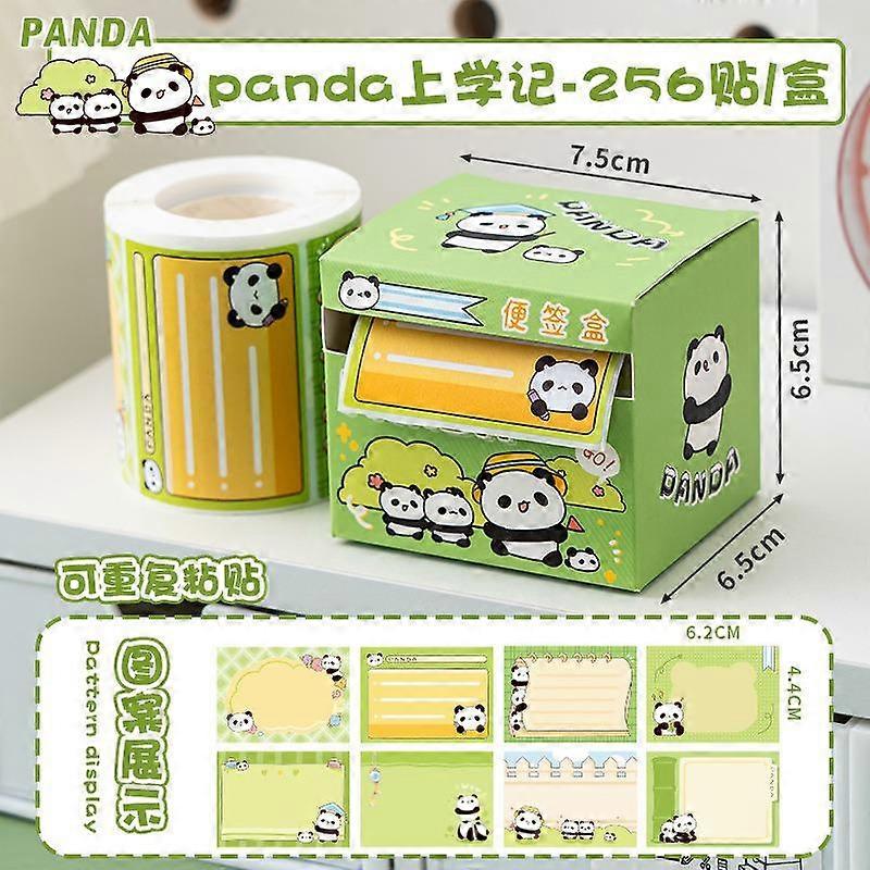 256 stickers/box Pull-out Sticky NotesHigh-colour Cartoon Sticky Notes for StudentsFull Adhesive Index Label Stickers