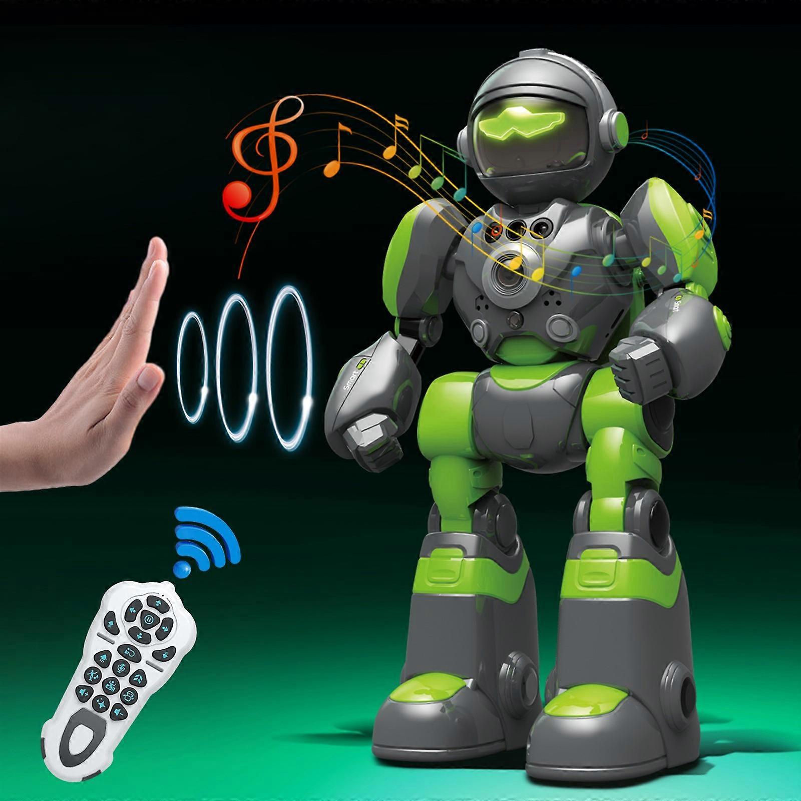 RC Robot Jouet, Télécommande Robot Gesture Sensing Danse Programmable Relecture Robot Intelligent Pour Enfants Âge 3 4 5 6 7 8 12 Ans Filles Noël Cadeaux Pr
