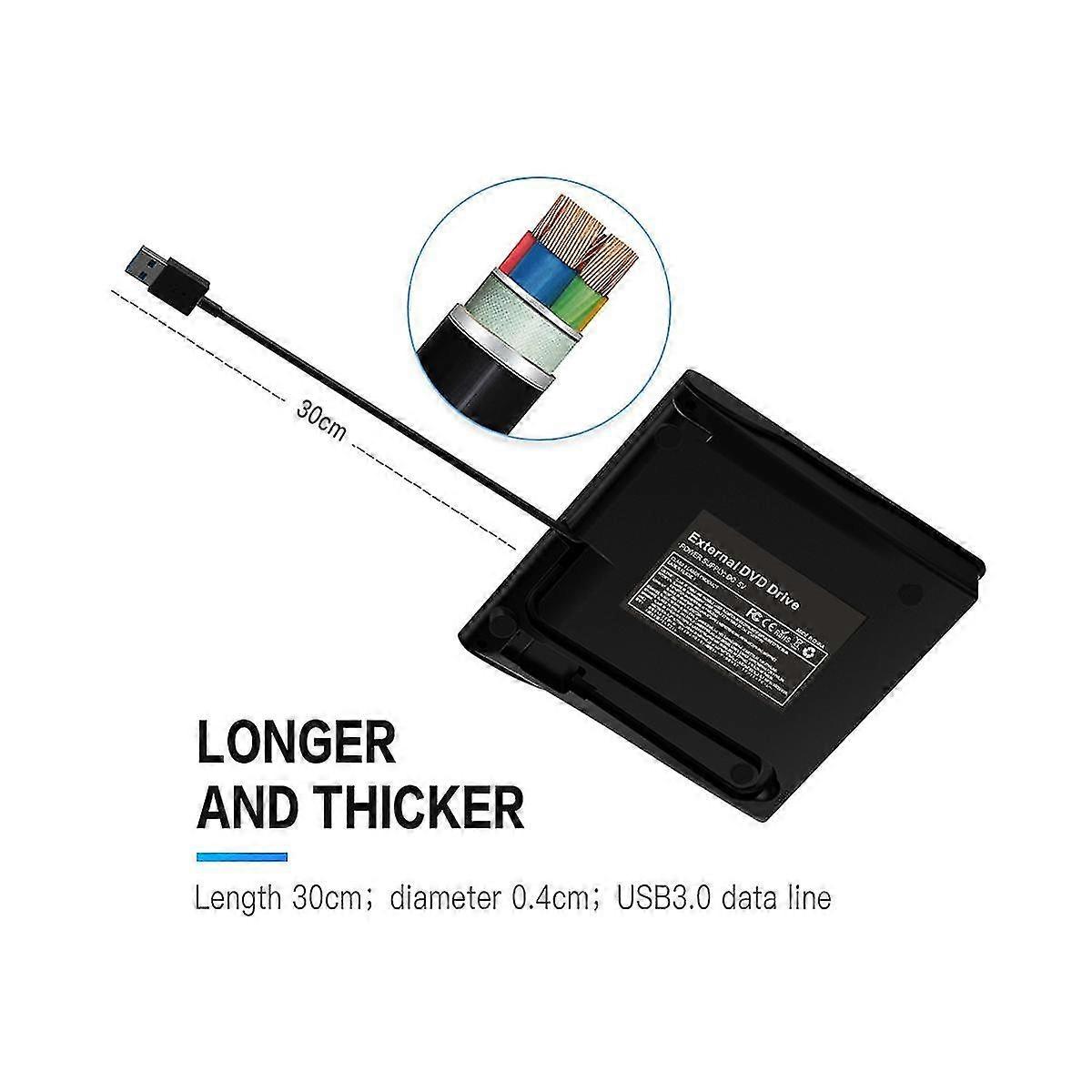 Usb3.0dvd/cd Burner External Mobile Notebook Type C External Optical Drive External Drive