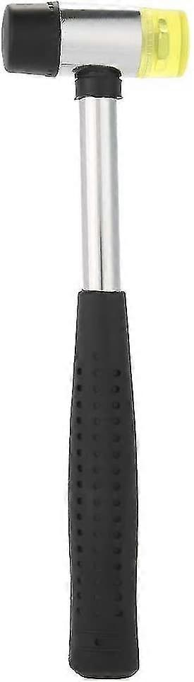 Cisea Steel Handle 25mm Hammer Head Multi-functional Hand Tool Double Rubber Hammer Soft Hammer