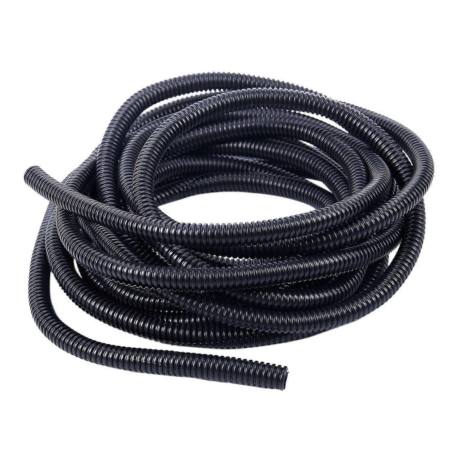 20 ft delt wire vev ledningsrør polyetylen rør svart 10mminnerdiameter