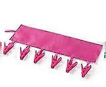 Portable Folding Clothes Hangers - Sticky Drying Rack With Clips For Bath