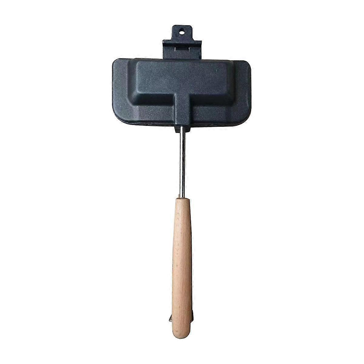 Double-Sided Sandwich Pan Non-Stick Foldable Grill Frying Pan for Breakfast Machine Pancake Maker Bread Toast
