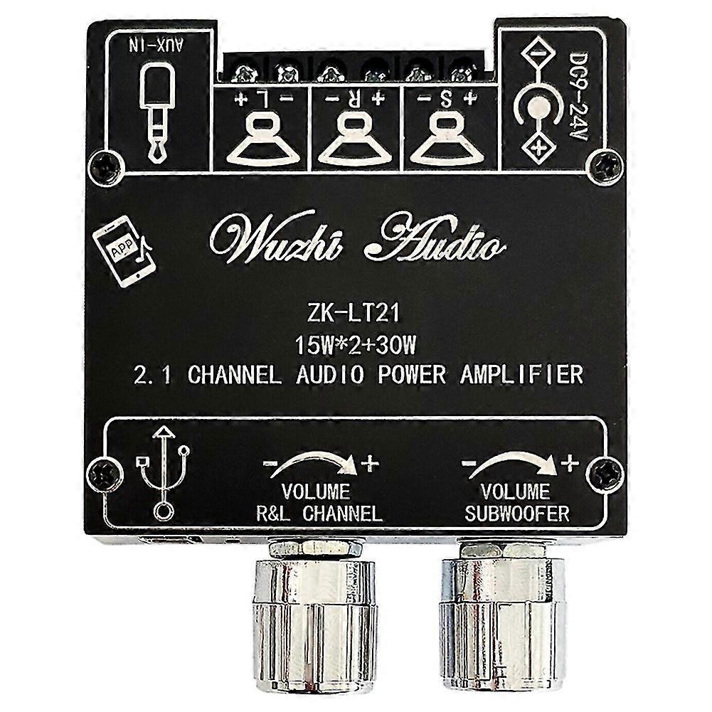 -lt21 Bluetooth Digital Amplifier Board Module 2.0 Stereo Dual Channel 15w+15w+30w With High And Lo