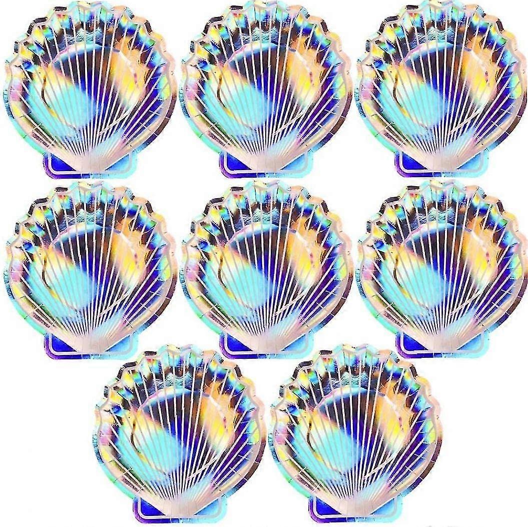 9inch Iridescent Plates Disposable Biodegrada