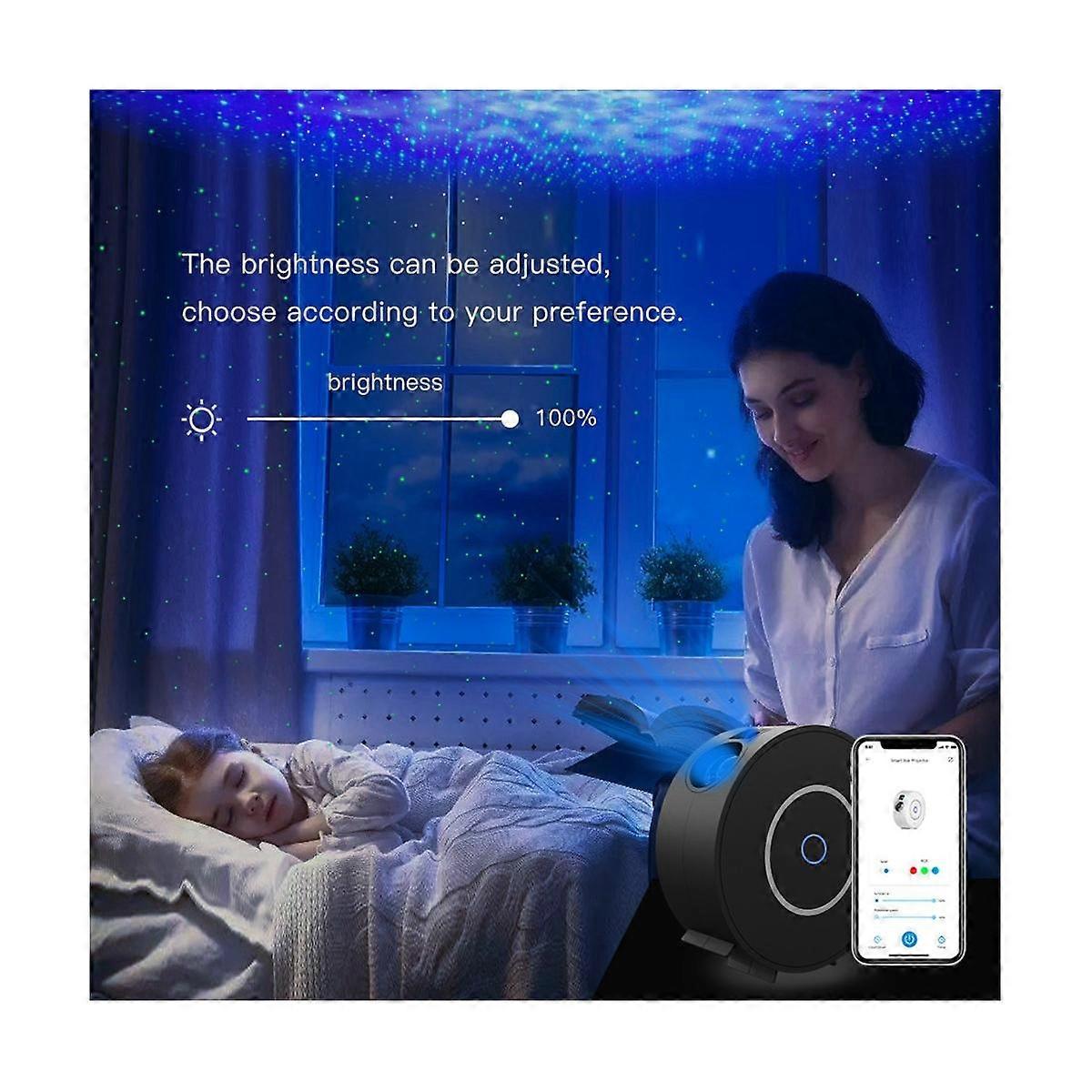 WiFi Tuya Projector Galaxy Nebula/Moving Starry Night Light Colorful Projector