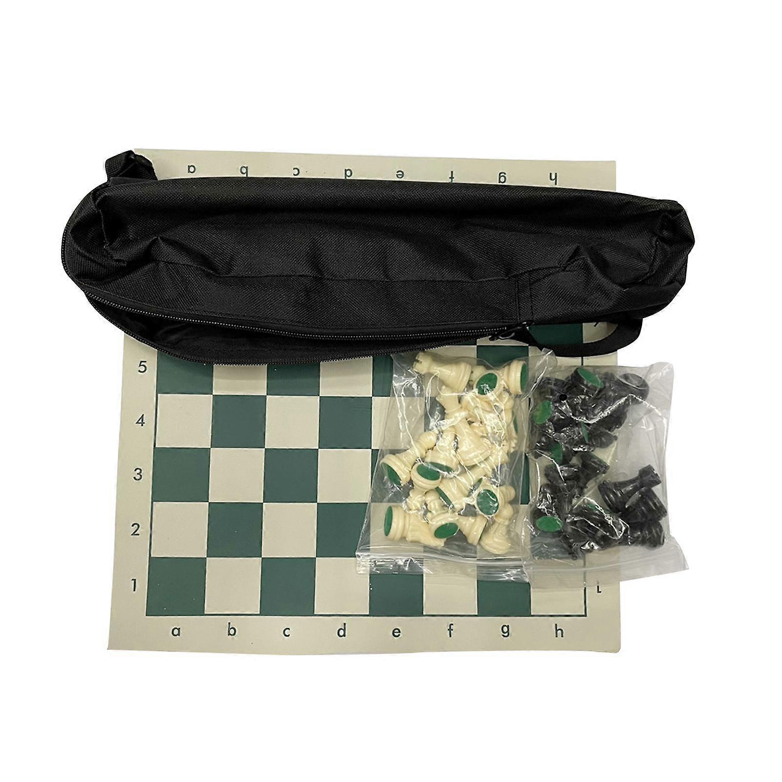 Portable Chess Set with Storage Bag Lightweight Chess Set for Travel Outdoor S