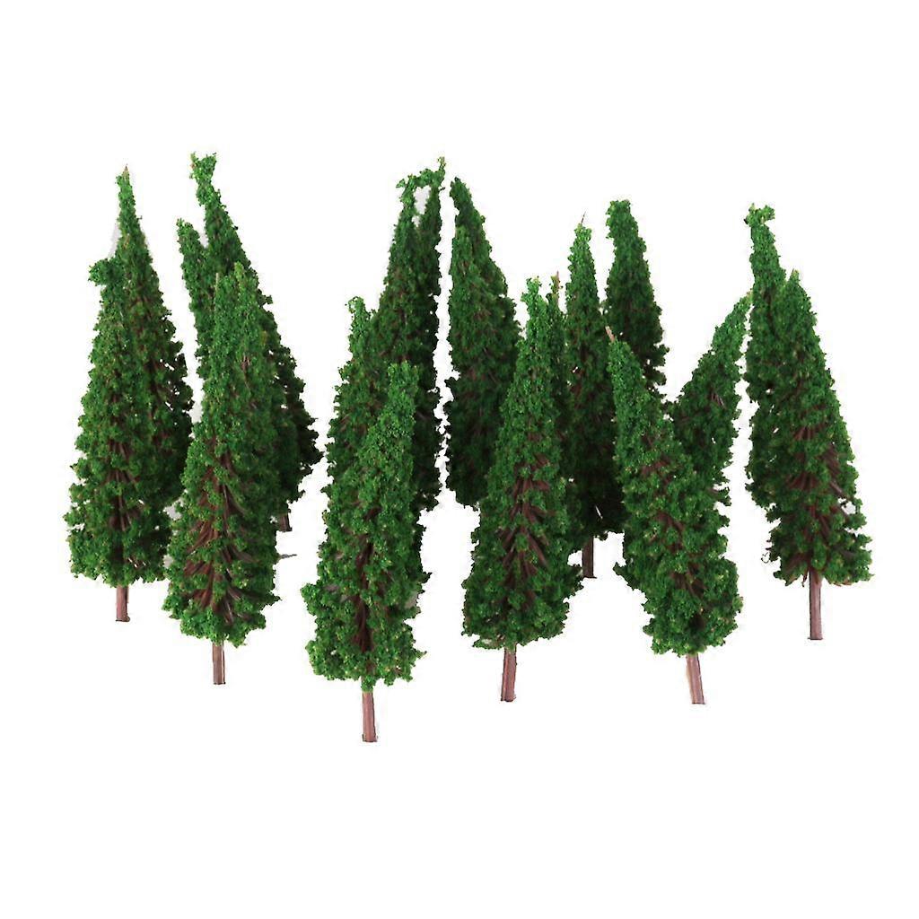 4x 1:100 Scale Pagoda Tree Forest Making Accessories Model Train Railway Railroad Scenery Diorama Or Layout, Pack of 50