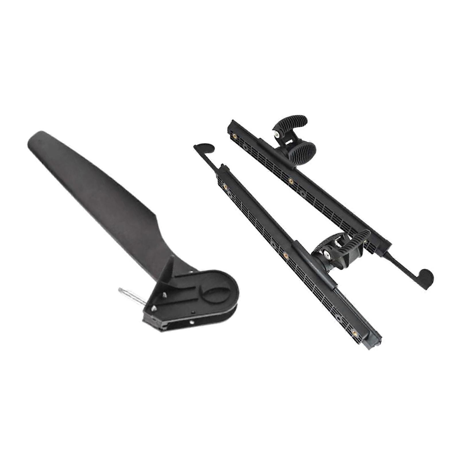 Kayak Rudder with Foot Brace Pedals Nylon Fixation Boat Tail Kayak Foot Pegs