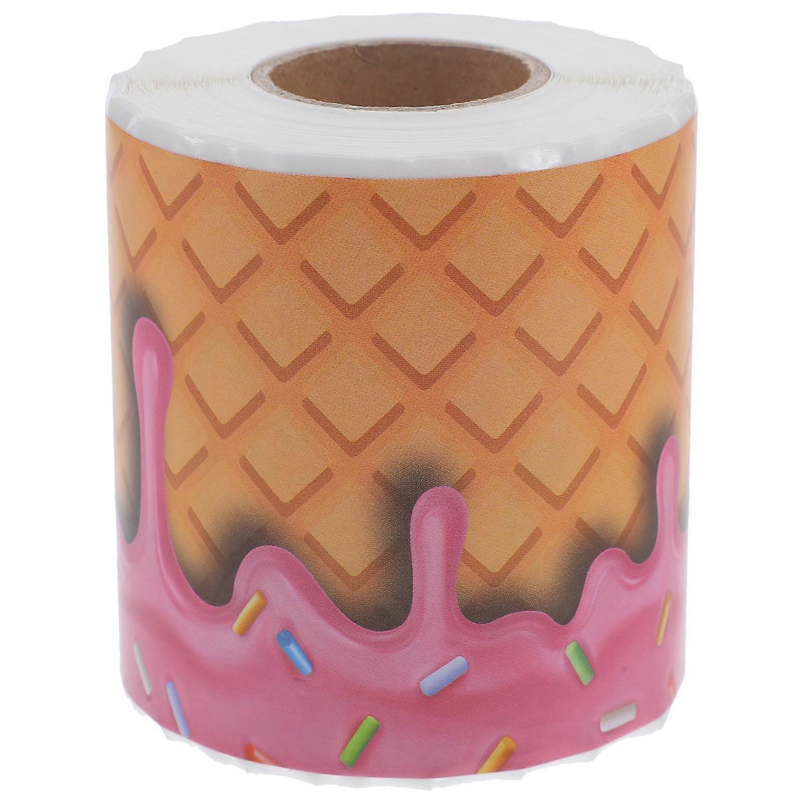 1 Roll Bulletin Board Borders Ice Cream Blackboard Board Border Autocollants Decor