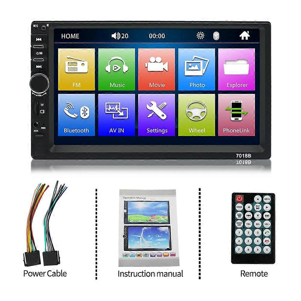 7 Inch Touch Screen Car Mp5 Playe Navigation Fm Carplay Multimedia Bluetooth