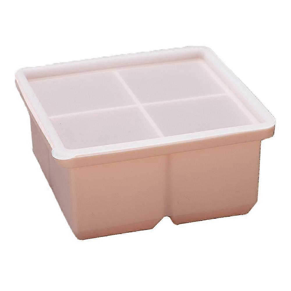 Cubetti di ghiaccio extra large Vassoi in siliconeswhiskey Ice Keep Summer Drinks Cold - Congelare il cibo
