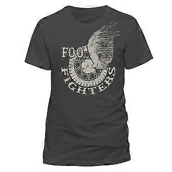 Foo Fighters Official Winged Wheel Rock Tee T-Shirt Top Clothing Mens