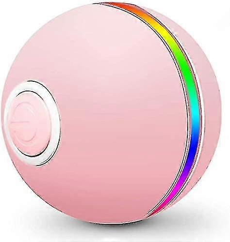 Kapalı Kedi Oyuncağı, İnteraktif Otomatik 360 Derece Kendiliğinden Dönen Kedi Topu Oyuncak Led Flaş ve Dahili Catnip ile USB Şarj Edilebilir Kötü Top