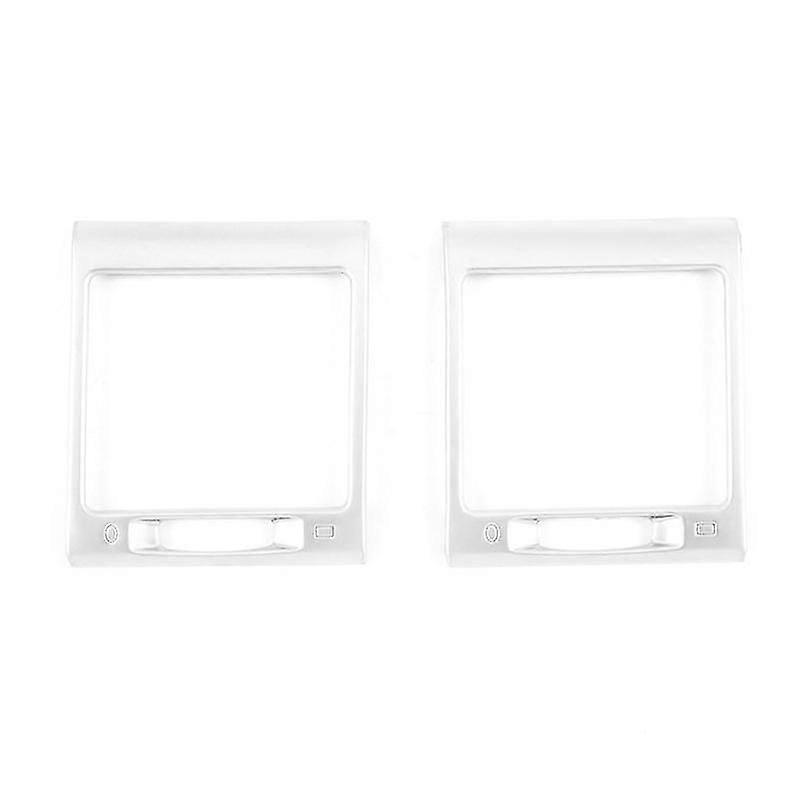 Console Side Air Conditioning Outlet Frame Cover Trim Silver