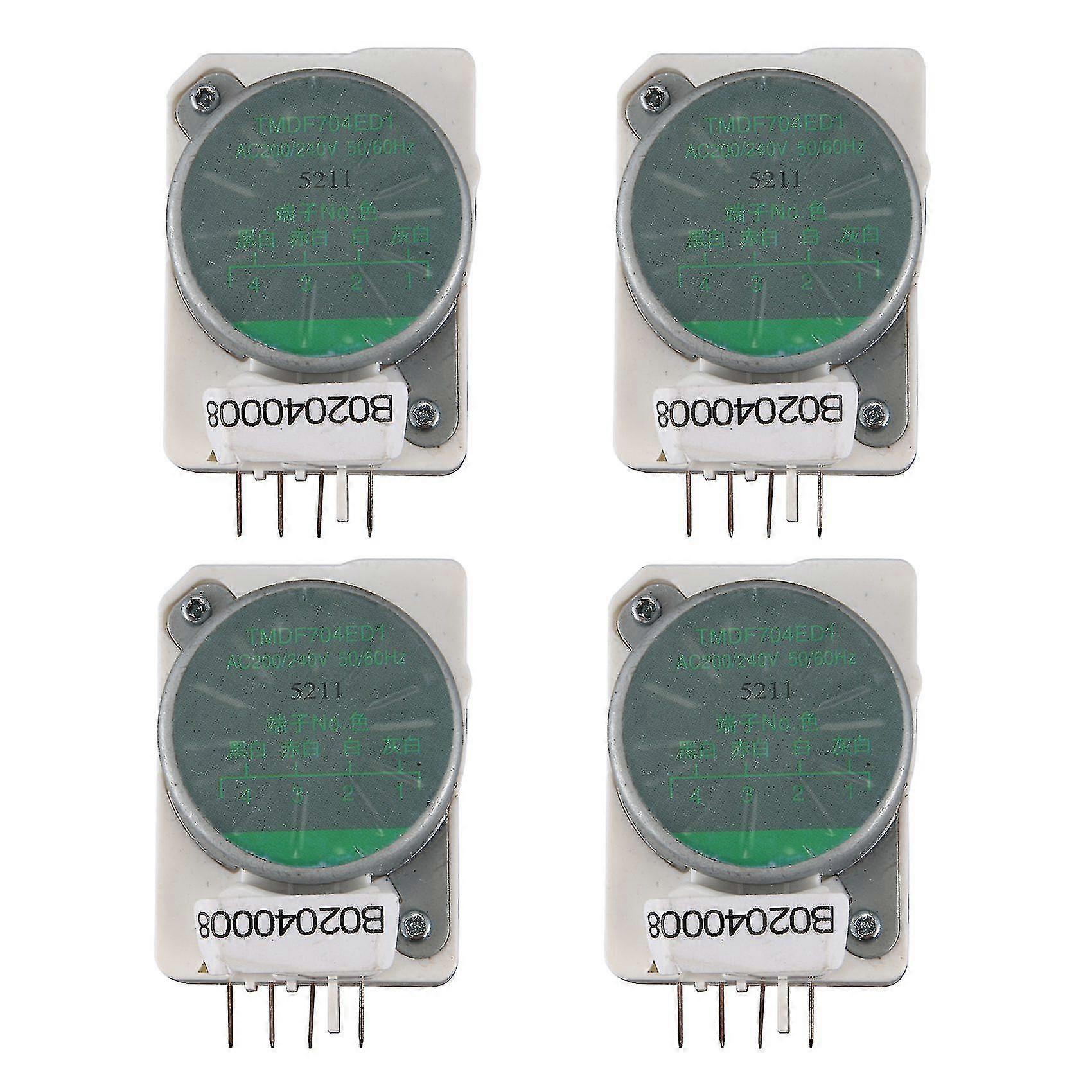 4x Mechanical Defrosting Timer For Refrigerator Parts Tmdf704ed1 Refrigerator Defrosting Timer