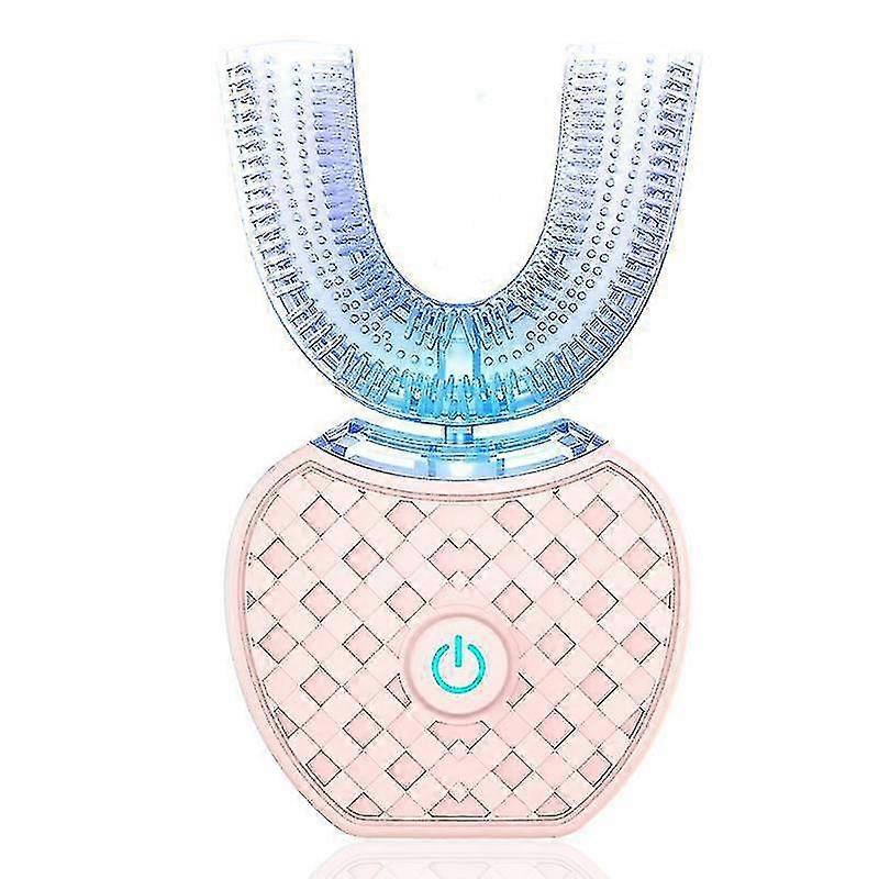 Electric Toothbrush,automatic Toothbrush,u-shape Sonic Toothbrush Teeth Whitening Kit With Replacement Brush Head