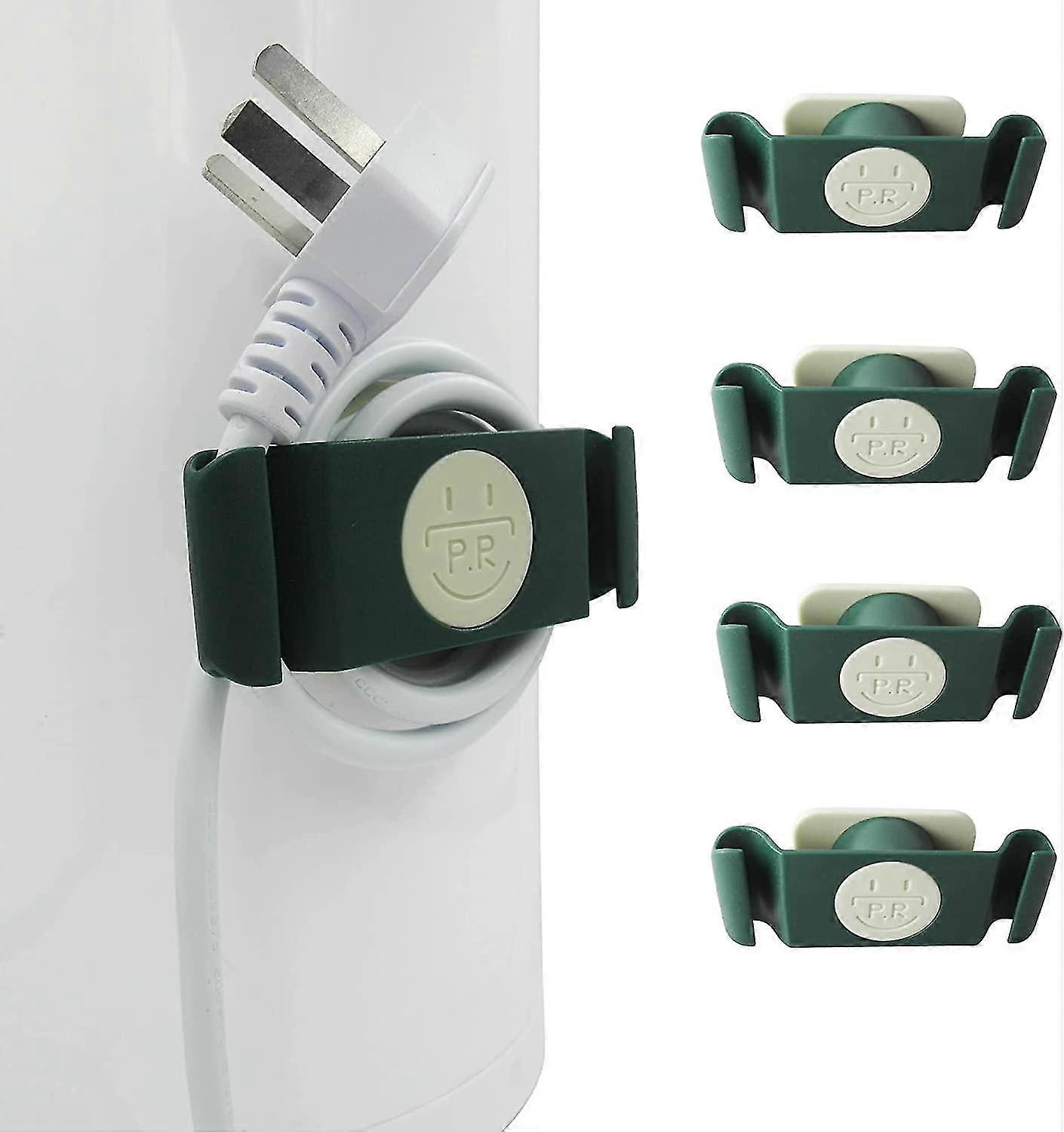 Wrap Cord Organizer For Kitchen Appliances, 4 Pack (green)