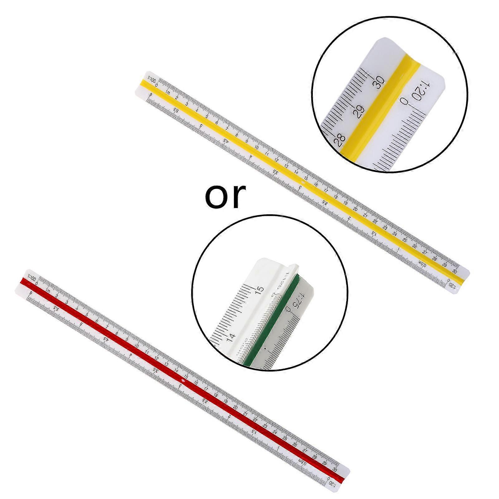 Architectural Scale Ruler 12" Triangular Scale Scale Ruler For Blueprint