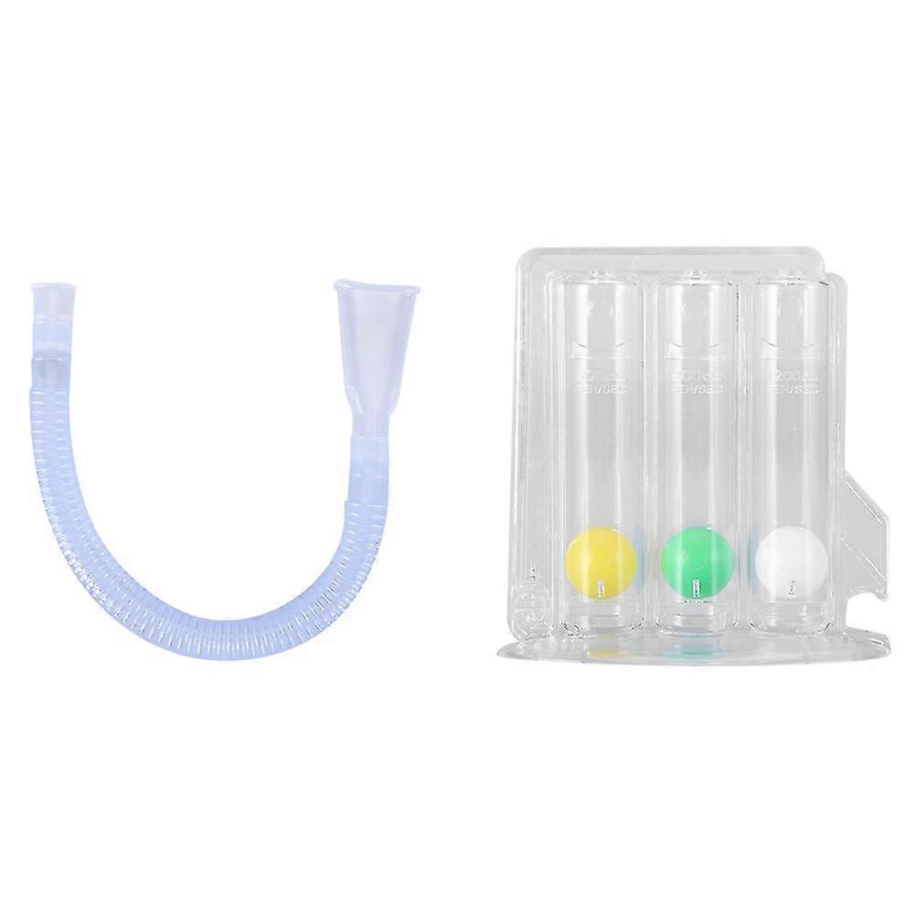 Deep Lung Breathing Exerciser - 3-Ball System for Safe and Effective Breath Exercise