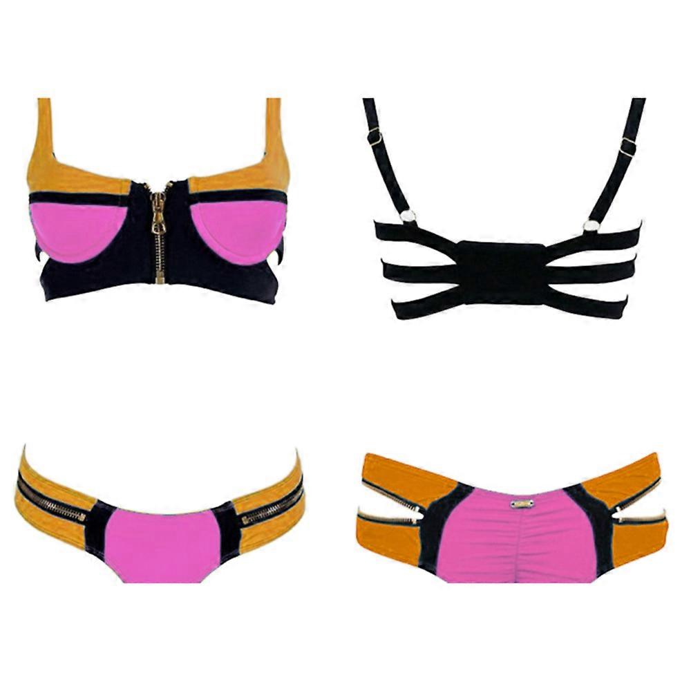 Sexy Bikini Zipper Maillot de bain Maillot de bain