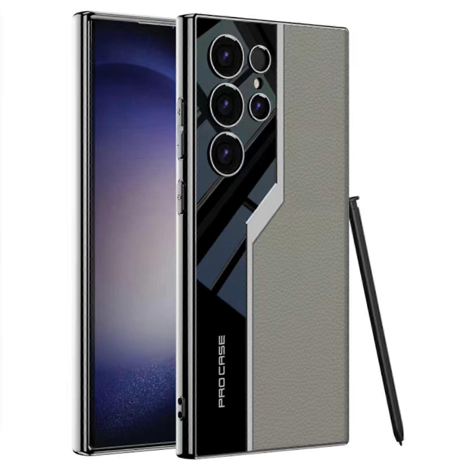 Galaxy S24 Plus Case, Slim PU Leather Shockproof Phone Case Cover Lightweight Soft TPU Bumper Protective Case