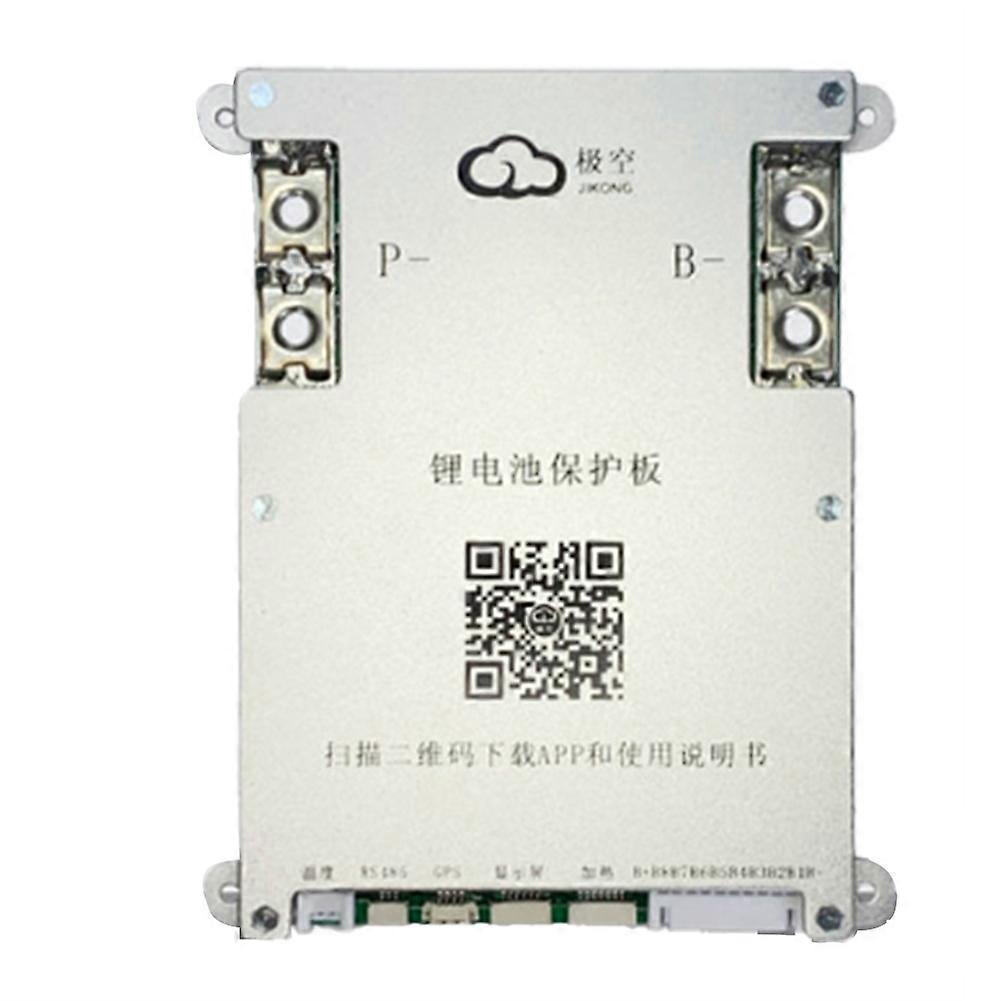 JK BMS 4S 5S 6S 7S 8S 200A Smart BMS 2A aktiv balanse Innebygd Bluetooth APP-støtte LCD 12