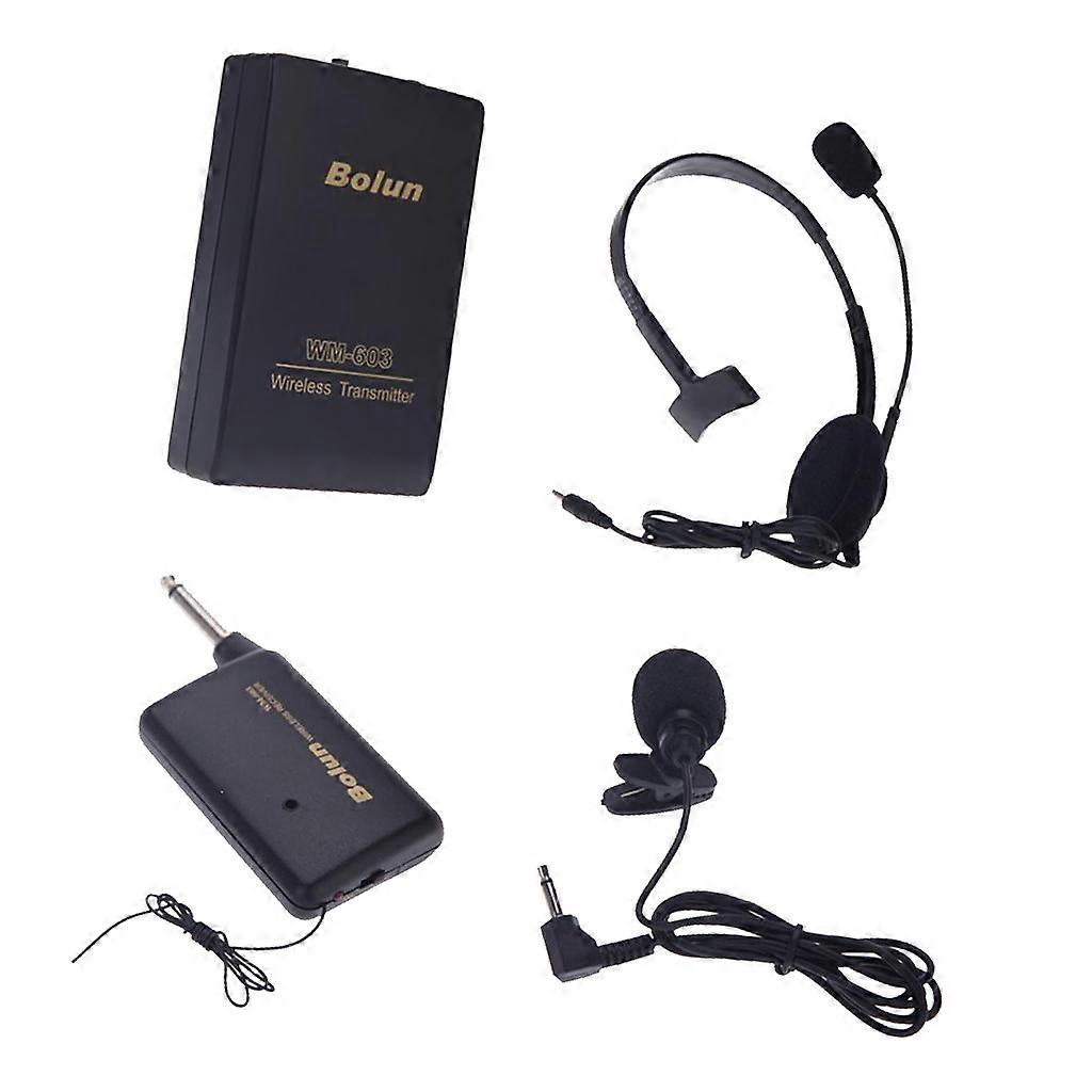 Wireless Remote Microphone Headworn Headset Stage Mic Receiver Transmitter