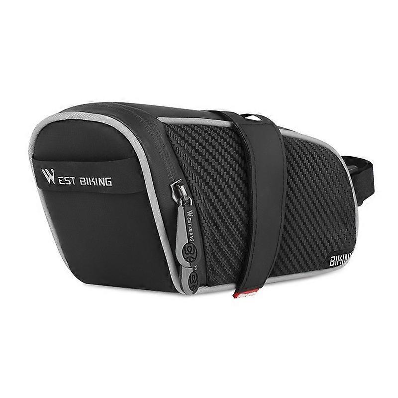 WEST BIKING Bicycle Waterproof Tail Bag Small (Black Gray)