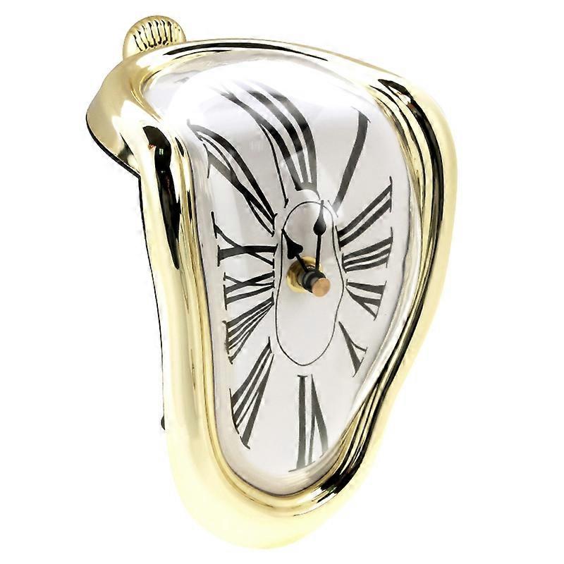 Roman Numeral Distorted Irregular Clock