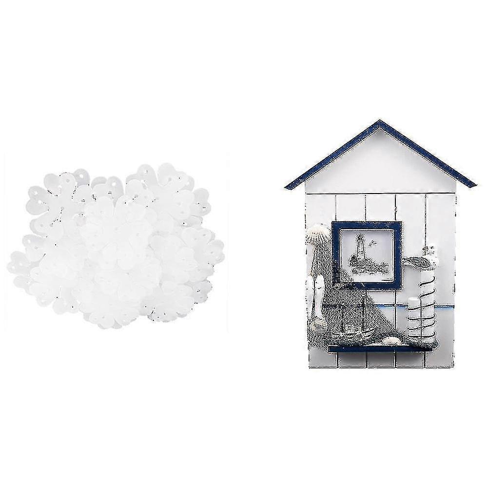 50-Pack Portable Flower Shape Balloon Clips Holder