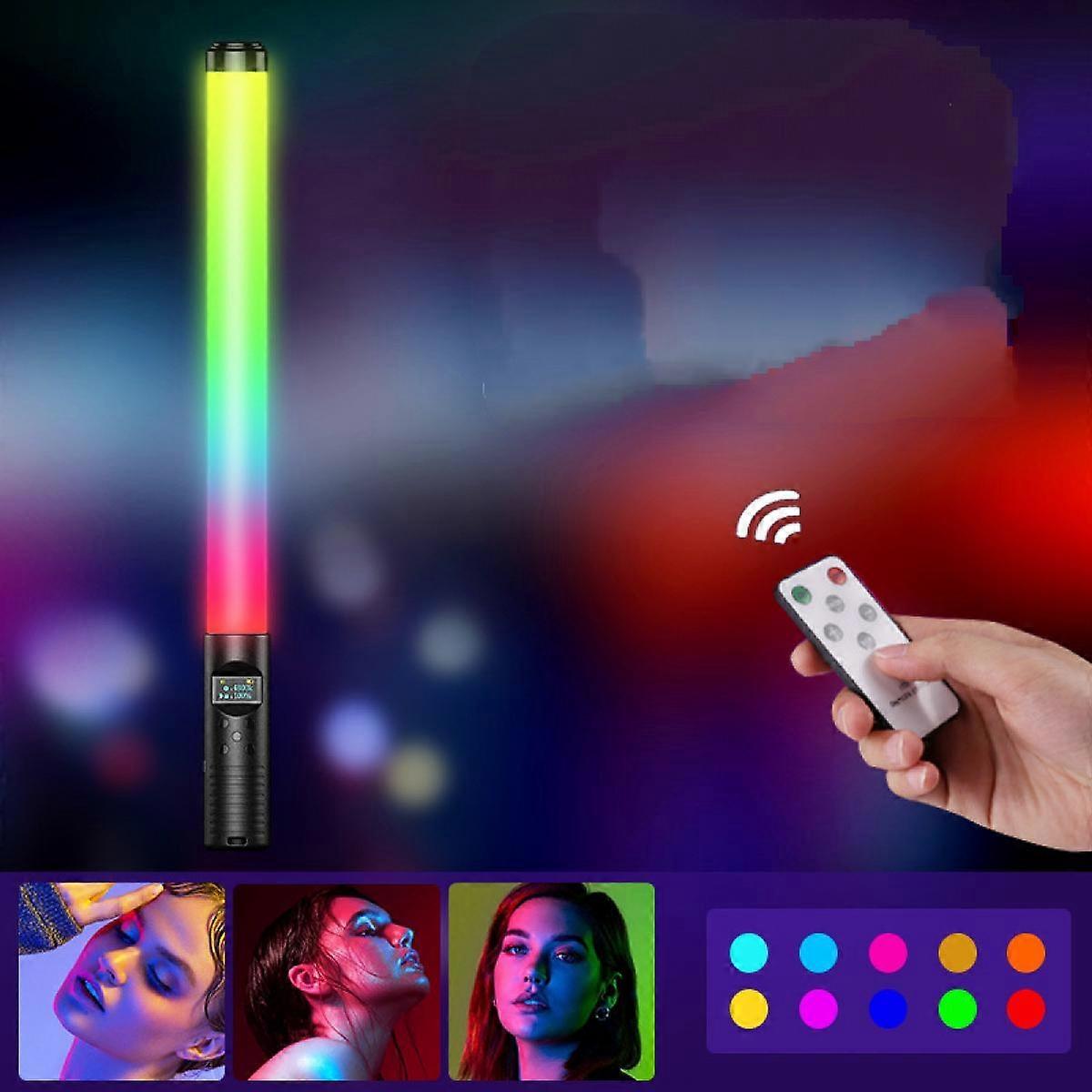 Rgb Photography Lamp Fill Light Dual Color Temperature Color Led Hand Held Fill Light Stick Video Light