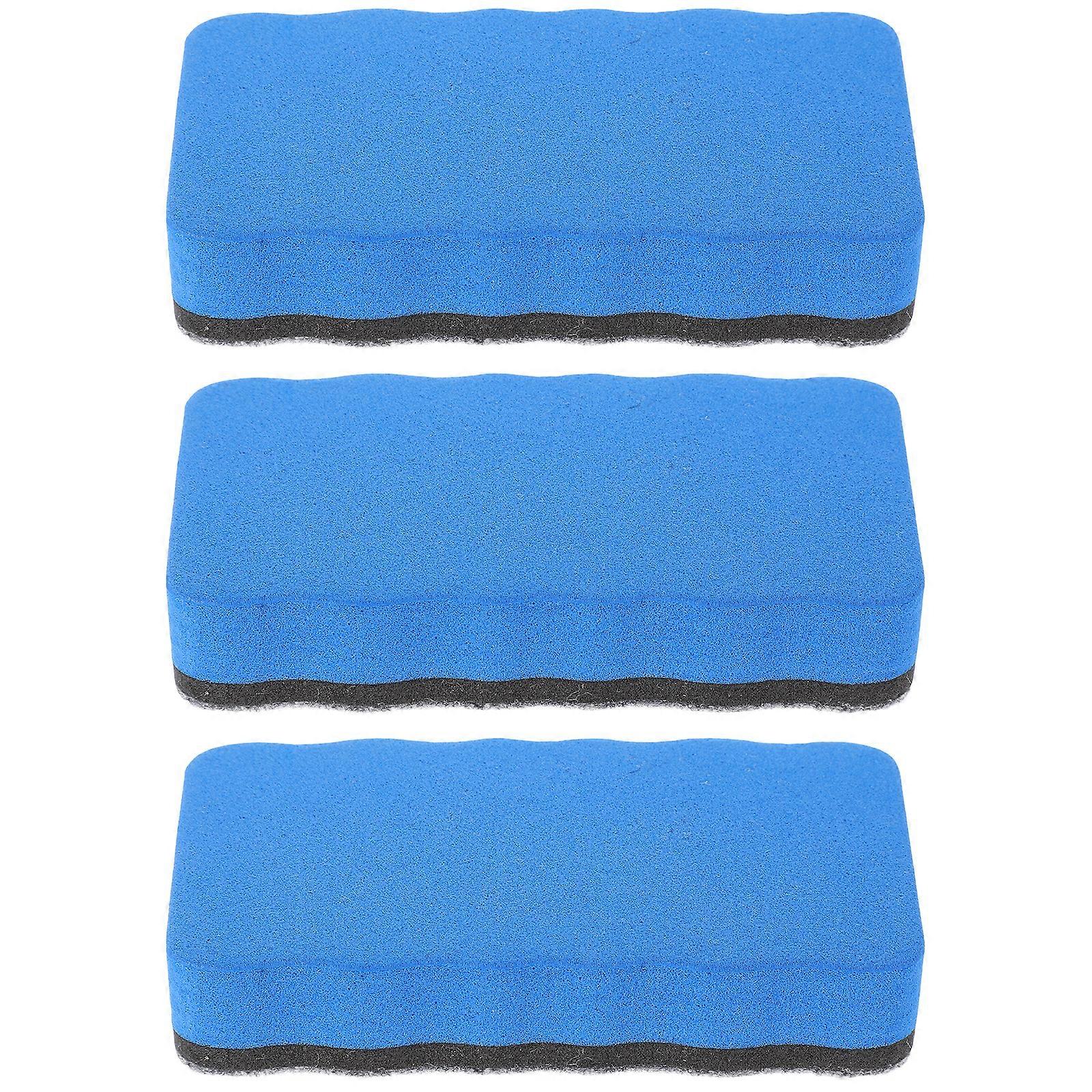 3pcs Dry Eraser Board Whiteboard Eraser Office Whiteboard Eraser Reusable Whiteboard Wipe